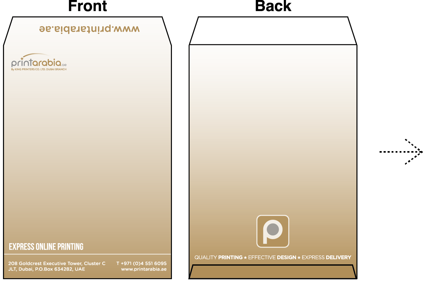 Custom Envelopes - Do's and Don'ts when laying out your design 05 Image