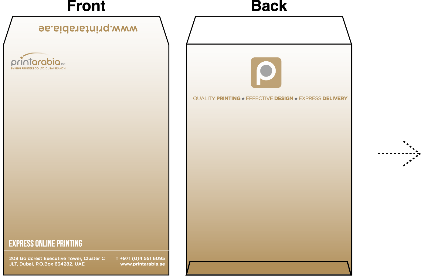 Custom Envelopes - Do's and Don'ts when laying out your design 02 Image